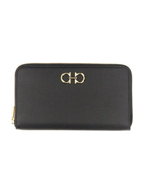 Ferragamo Women's Gancini Wallet Black