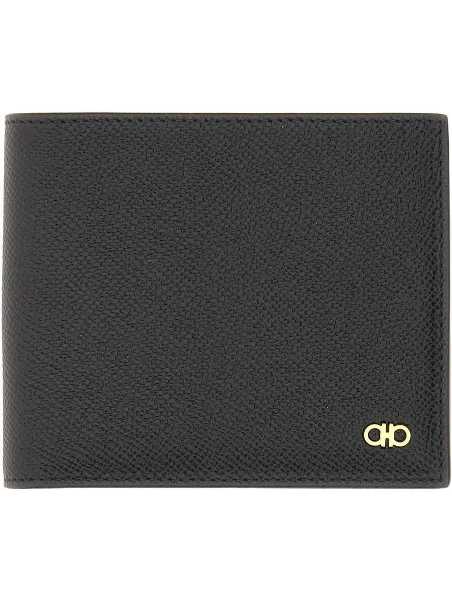 Ferragamo Men's Gancini Wallet Black