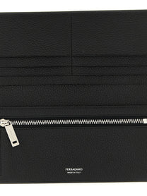 Ferragamo Gancini Wallet Black