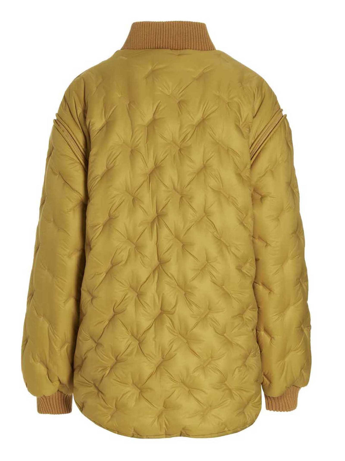 Sherpa Gang Reversible Bomber Jacket Yellow