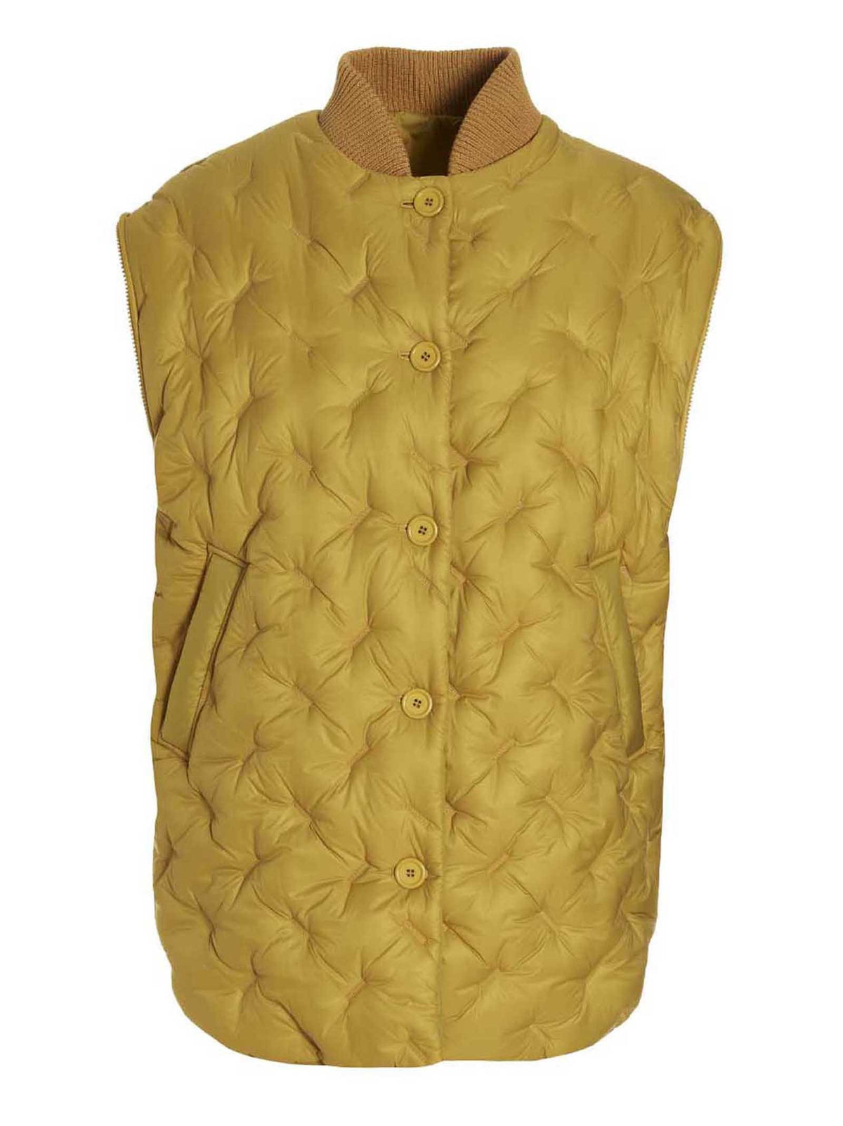 Sherpa Gang Reversible Bomber Jacket Yellow