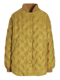 Sherpa Gang Reversible Bomber Jacket Yellow