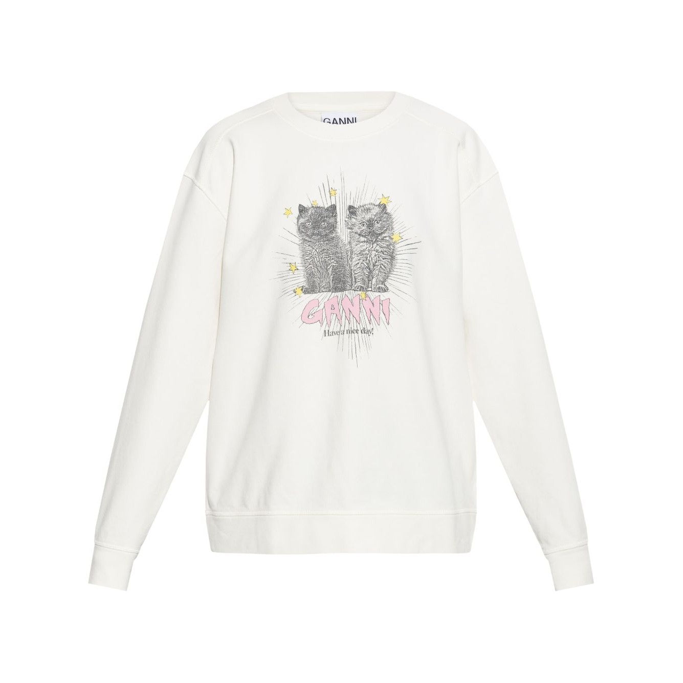 Ganni - Ganni Kittens Sweatshirt - Women’s Sweatshirts