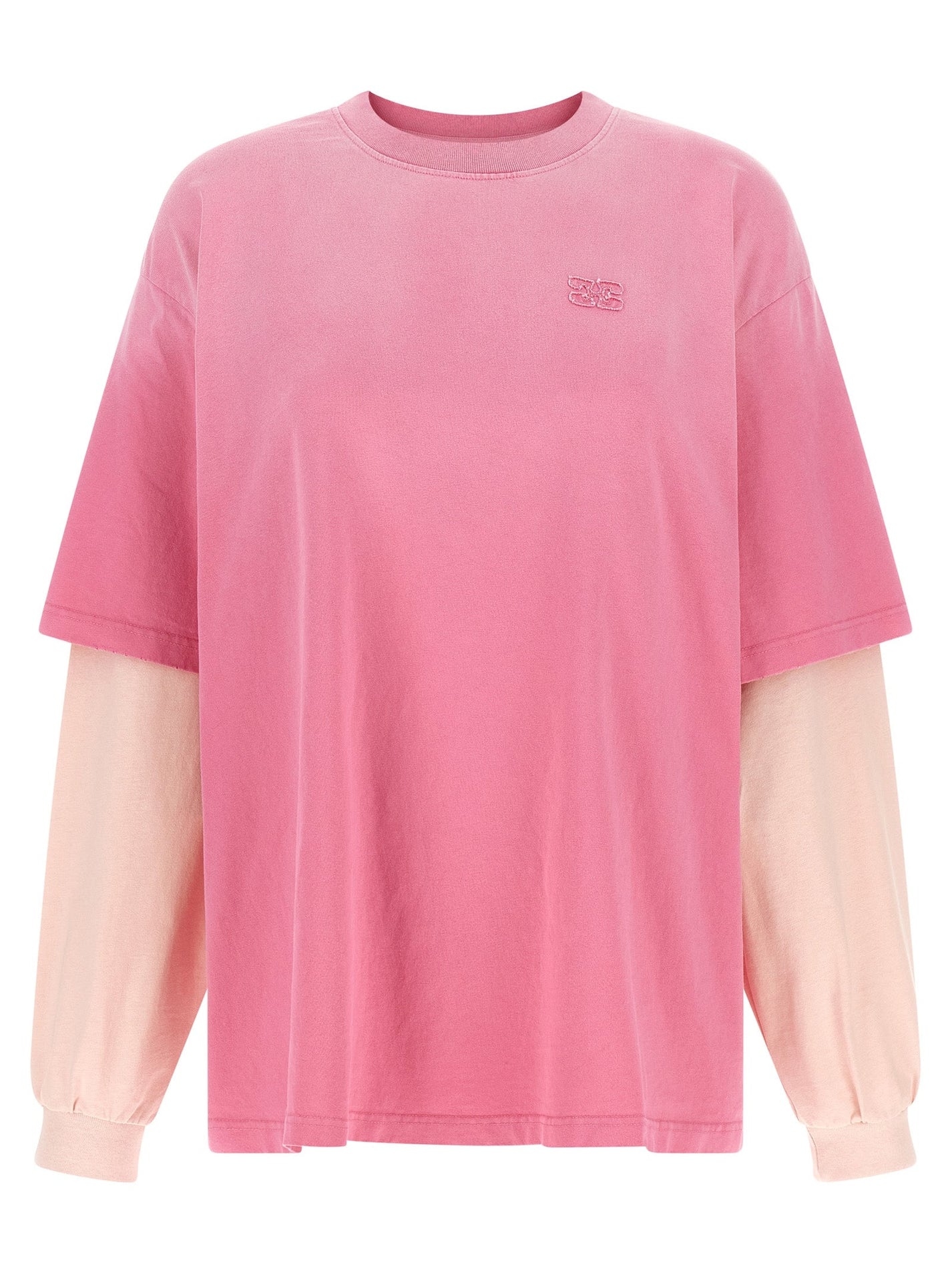 GANNI - GANNI - Double layer sleeve t-shirt - Women’s Tops