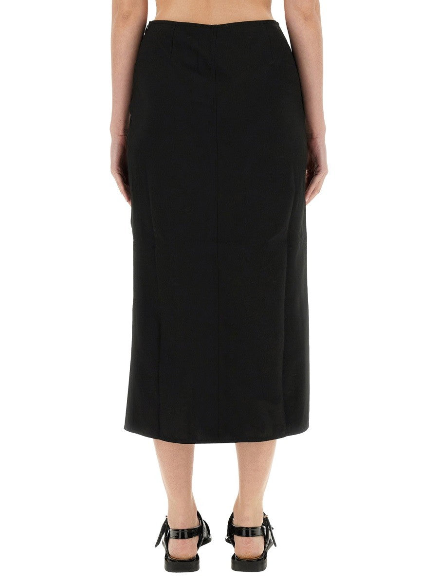 GANNI - Ganni Longuette Skirt - Women’s Clothing