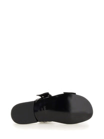 GANNI - Ganni Sandal With Buckle - Woman-&gt;FOOTWEAR-&gt;SANDALS