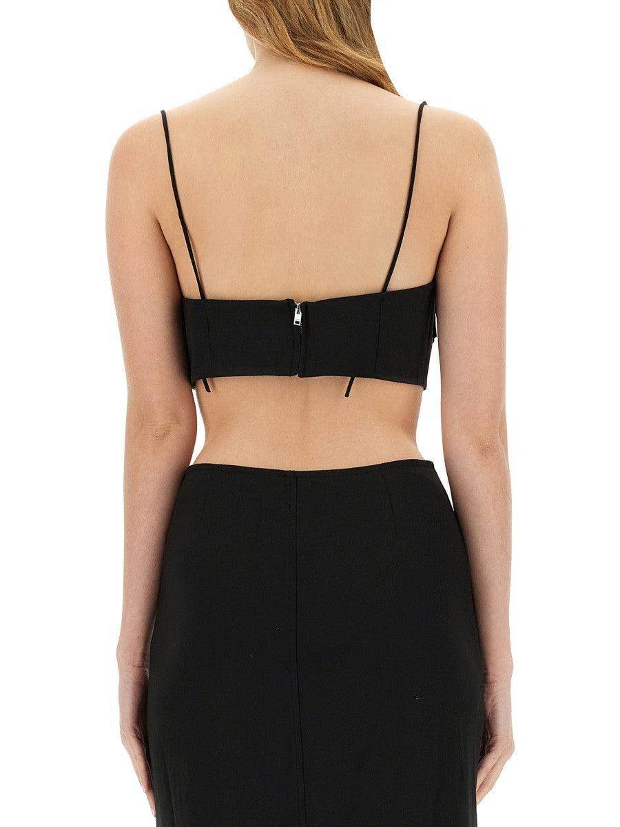 GANNI - Ganni Top With Bows - Woman-&gt;Clothing-&gt;Tops