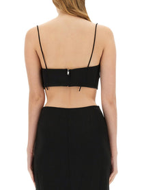 GANNI - Ganni Top With Bows - Woman-&gt;Clothing-&gt;Tops