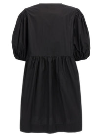 GANNI - GANNI - Knot poplin dress - Women’s Clothing