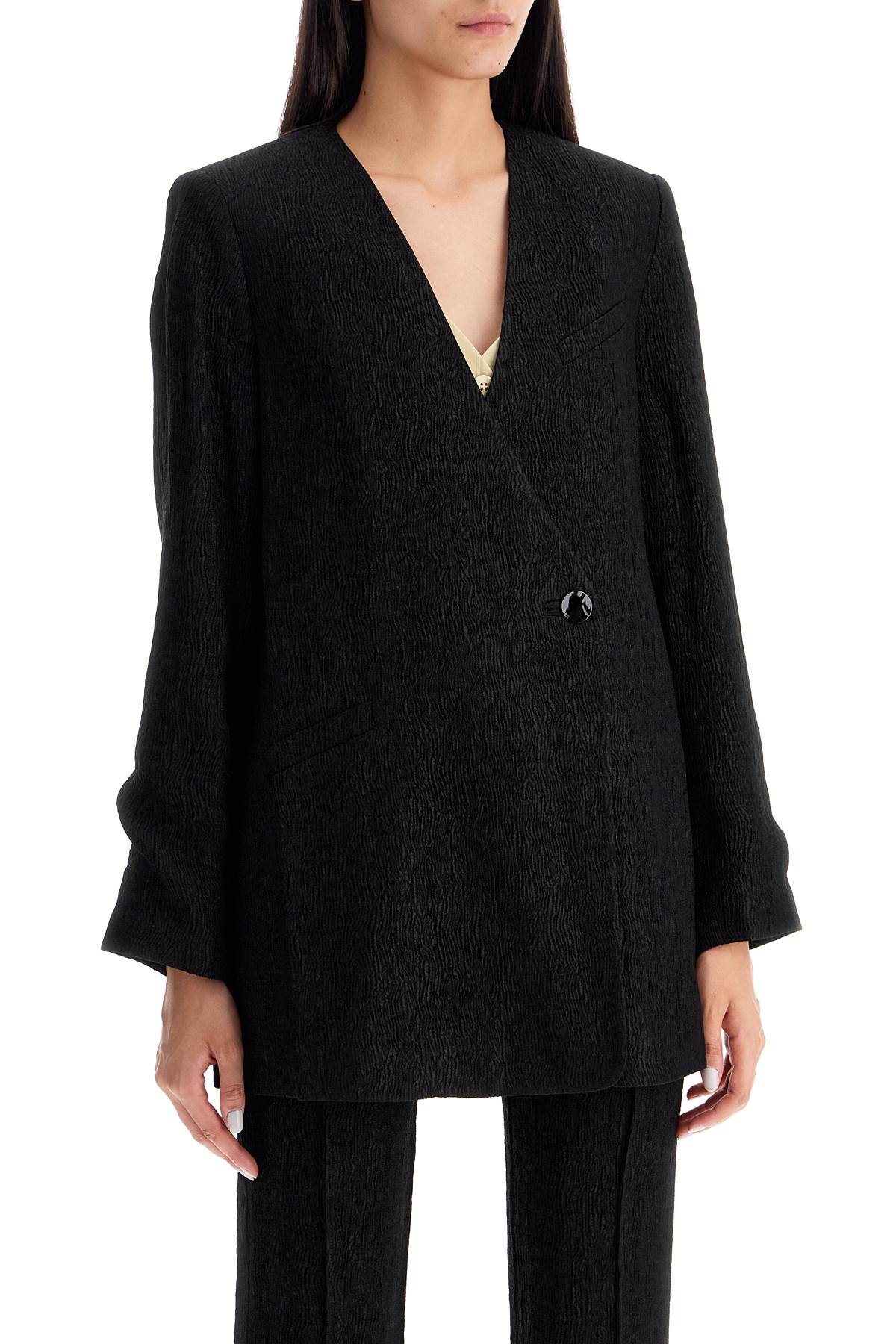 Ganni - Ganni ’boxy crepe stretch bl - Jackets