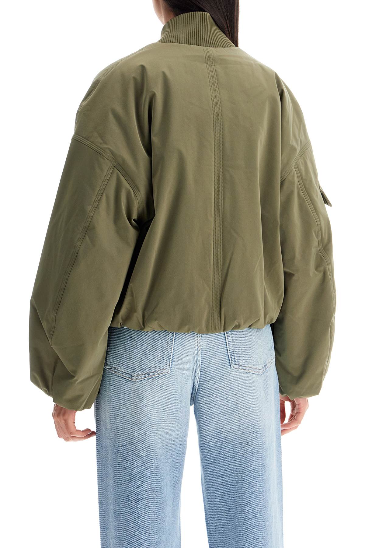 Ganni - Ganni short oversized bomber jacket - Jackets