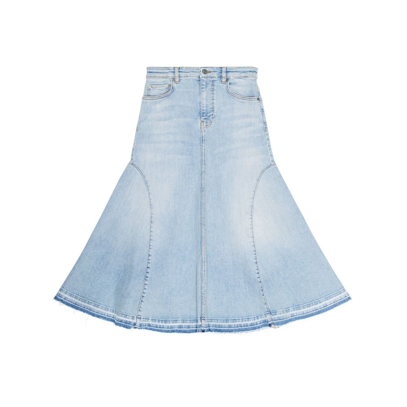 Ganni - GANNI Skirts Clear Blue - Skirts