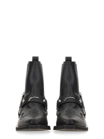 GANNI - Ganni Stivale Chelsea Western Fitted - Woman-&gt;FOOTWEAR-&gt;BOOTS