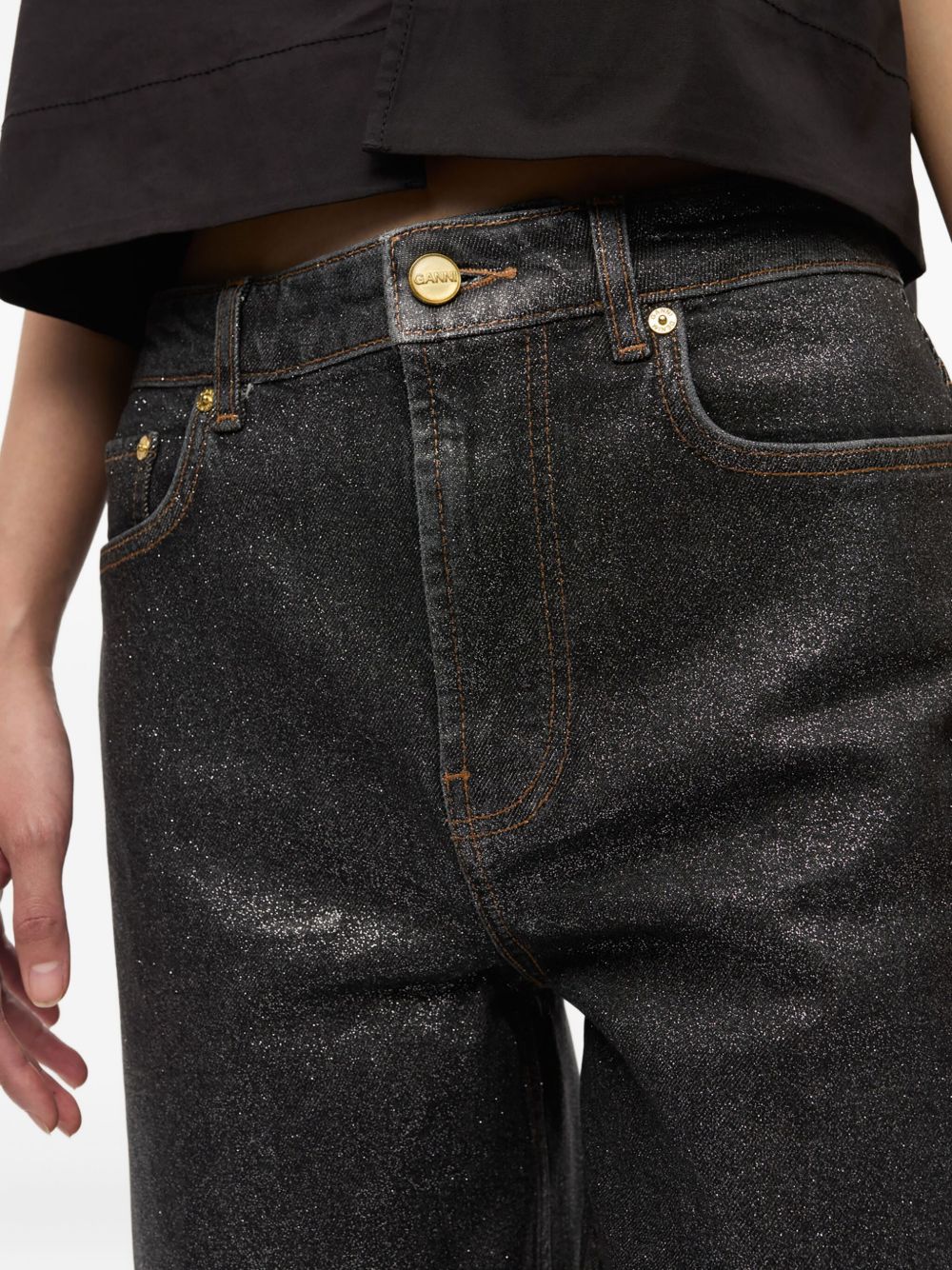 Ganni - GANNI Jeans Black - Jeans