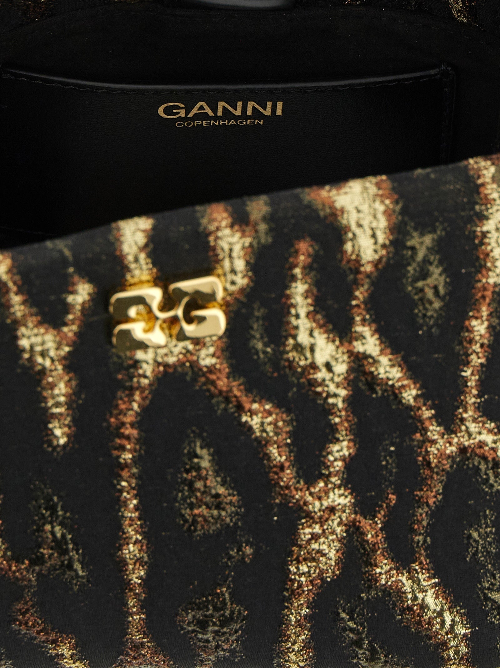 GANNI - GANNI - ’Metallic Cloque Bou’ handbag - Women’s Bags