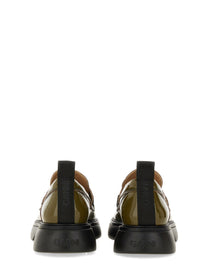 GANNI - Ganni Loafer With Logo - Woman-&gt;FOOTWEAR-&gt;LOAFERS