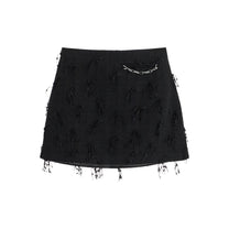 Ganni - Ganni tweed bouclã© mini - Skirts