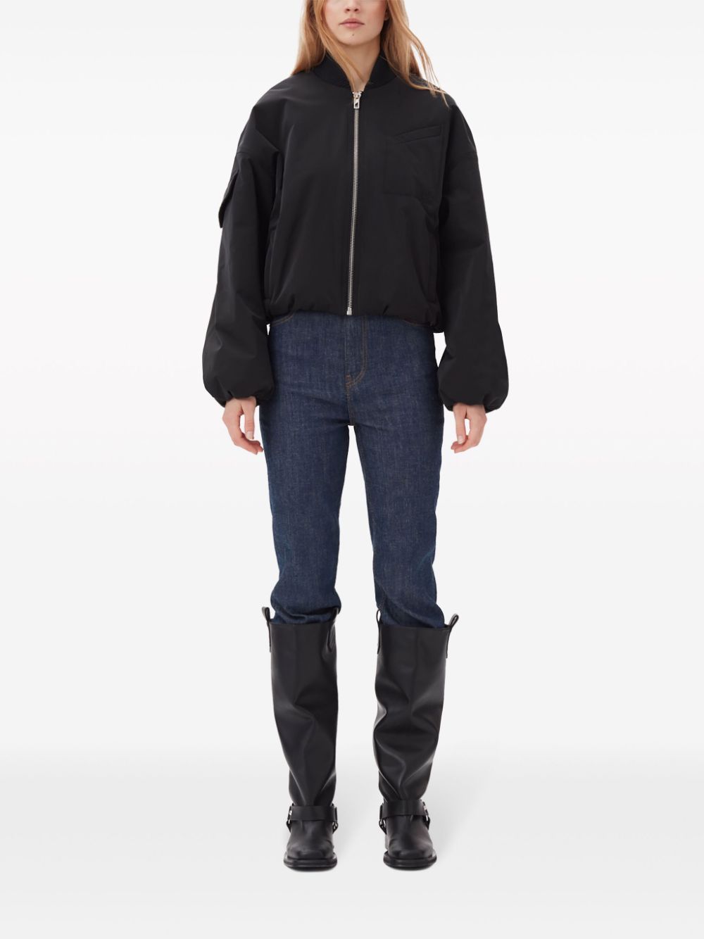 Ganni - GANNI Coats Black - Jackets