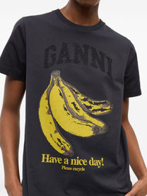 Ganni - GANNI T-shirts and Polos Grey - Topwear