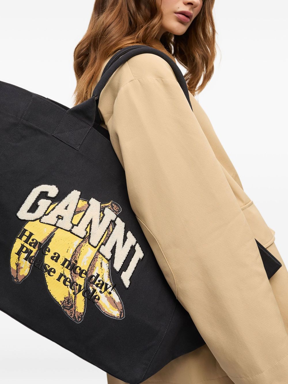 Ganni - GANNI Bags.. Black - Shopper