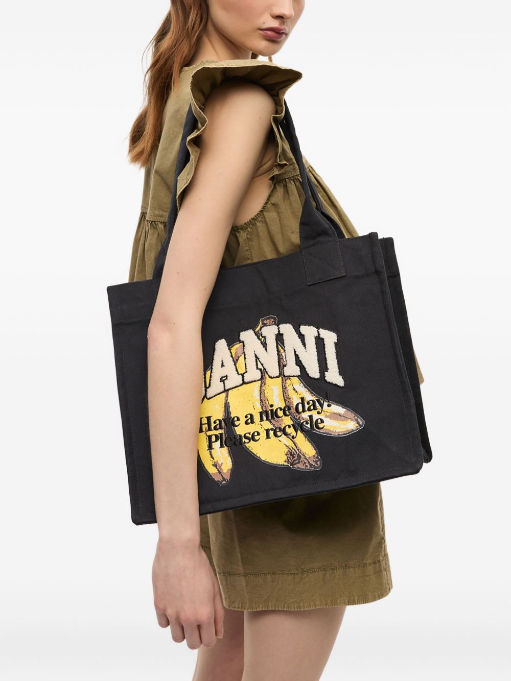 Ganni - GANNI Bags.. Black - Shopper
