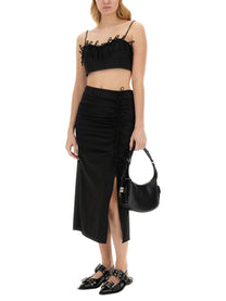 GANNI - Ganni Longuette Skirt - Women’s Clothing