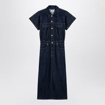GANNI - GANNI Blue midi dress in organic denim - Dresses