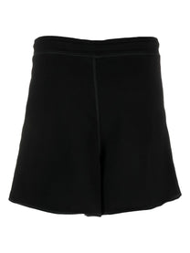 Ganni - Ganni logo-patch shorts - Women’s Clothing
