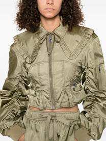 Ganni - GANNI Coats Green - Jackets