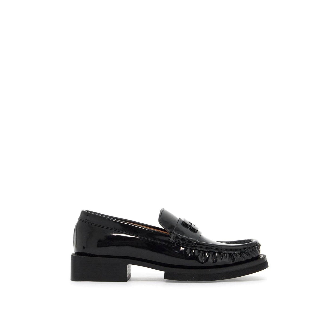 Ganni - Ganni butterfly logo loafers - Loafers