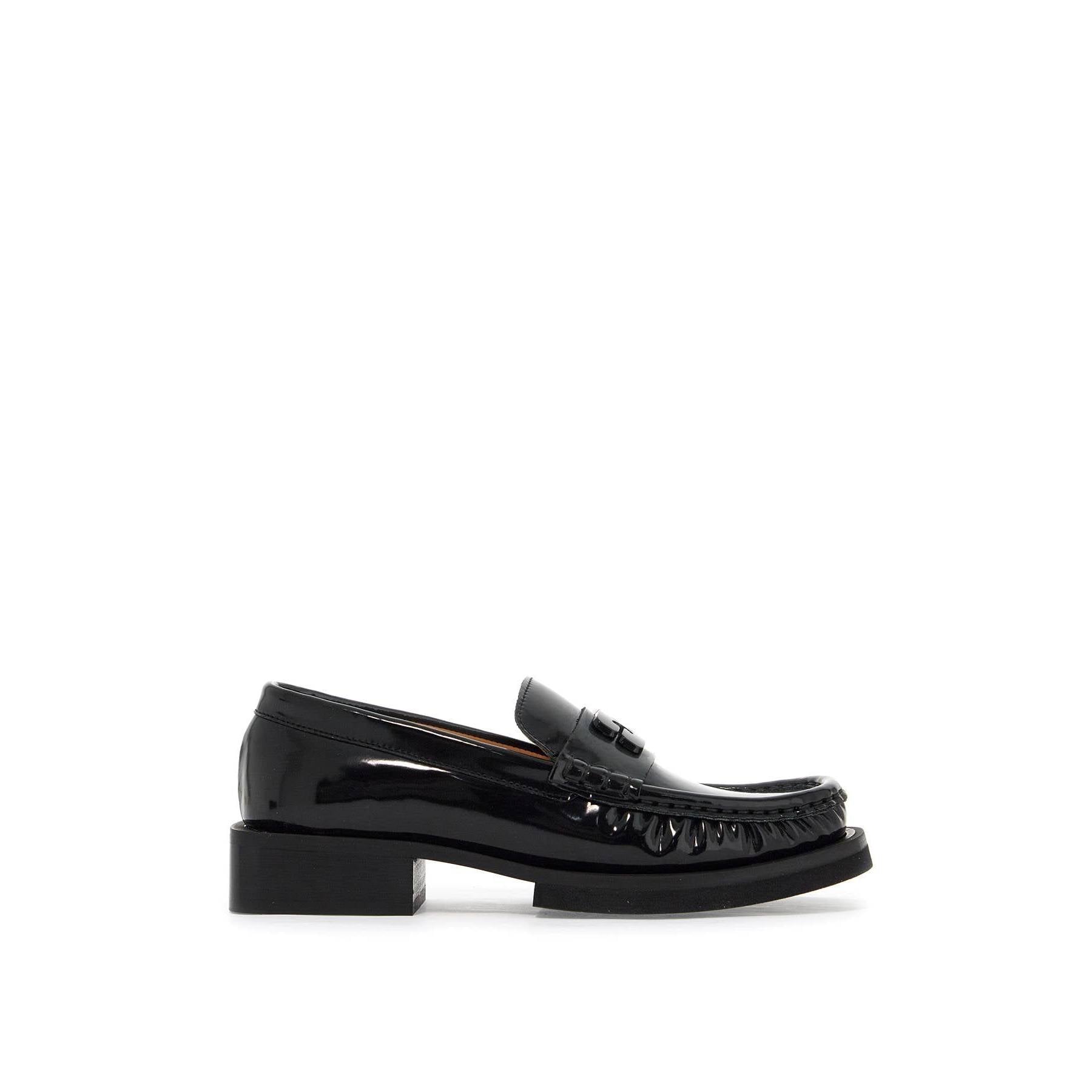 Ganni - Ganni butterfly logo loafers - Loafers