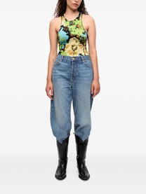Ganni - Ganni floral-print Bodysuit - Women’s Tops