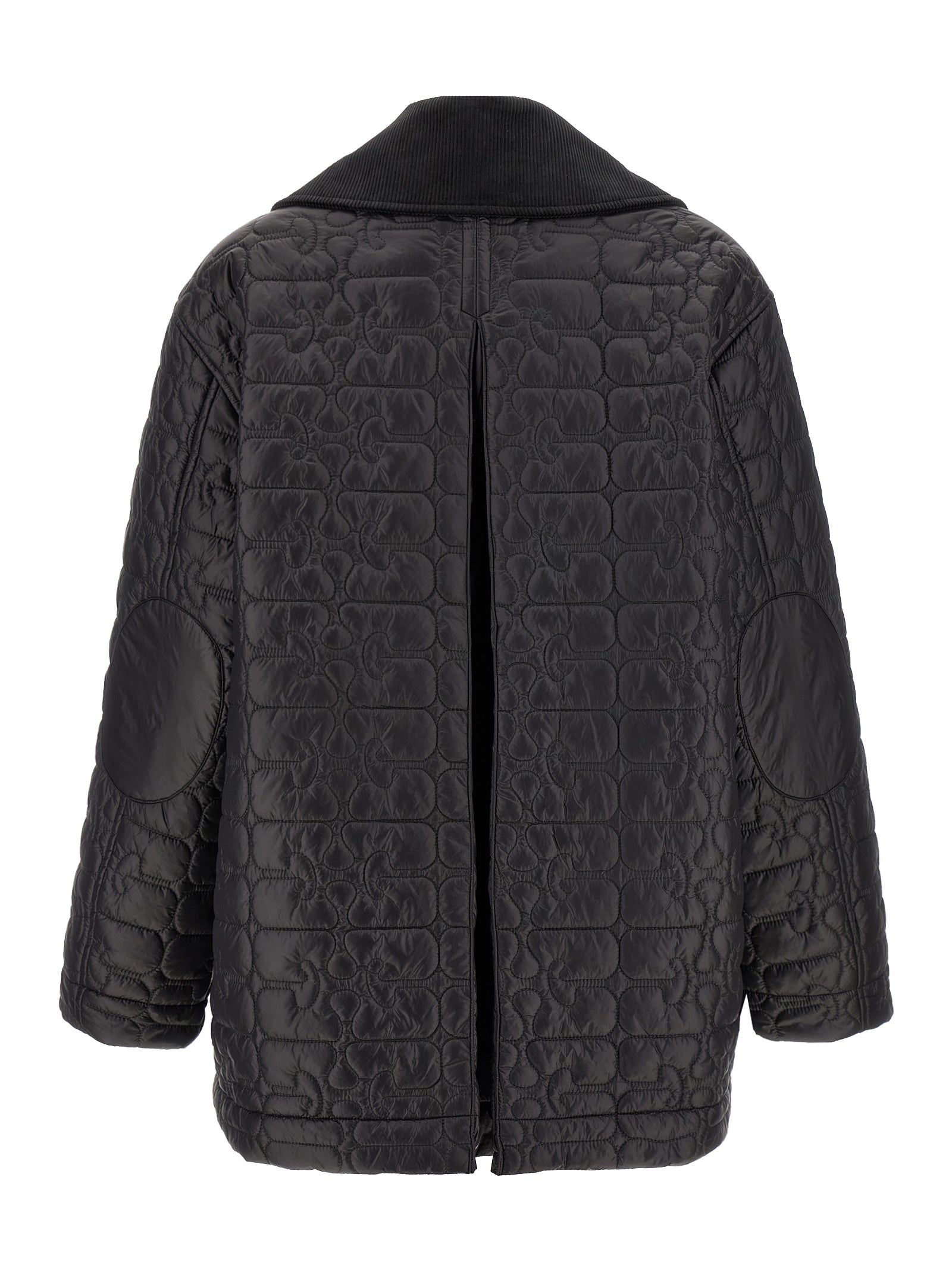GANNI - GANNI - ’Black Shiny Quilt Midi’ jacket - Women’s Outerwear