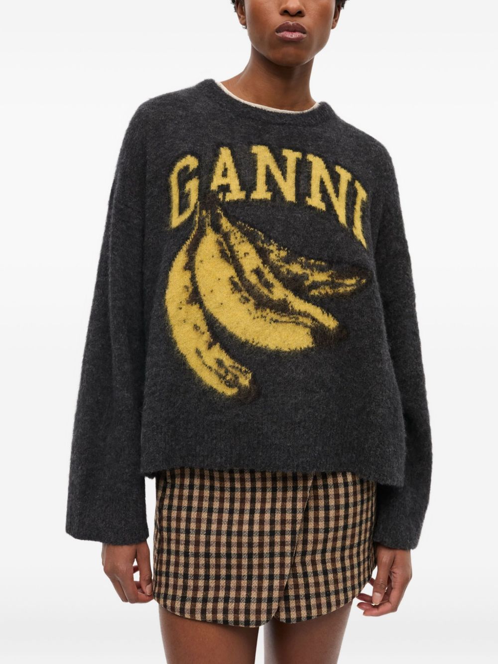 Ganni - GANNI Sweaters Grey - Topwear