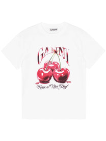 Ganni - GANNI T-shirts and Polos White - Topwear