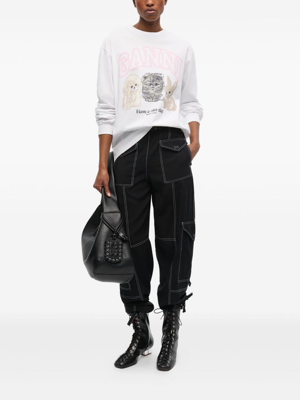 Ganni - GANNI Sweaters White - Topwear
