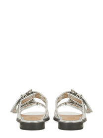 GANNI - Ganni Sandal With Buckle - Woman-&gt;FOOTWEAR-&gt;SANDALS