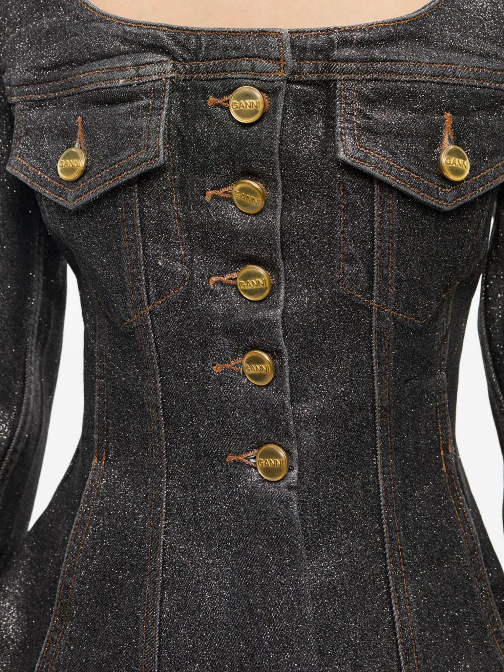Ganni - GANNI Jackets Black - Jackets