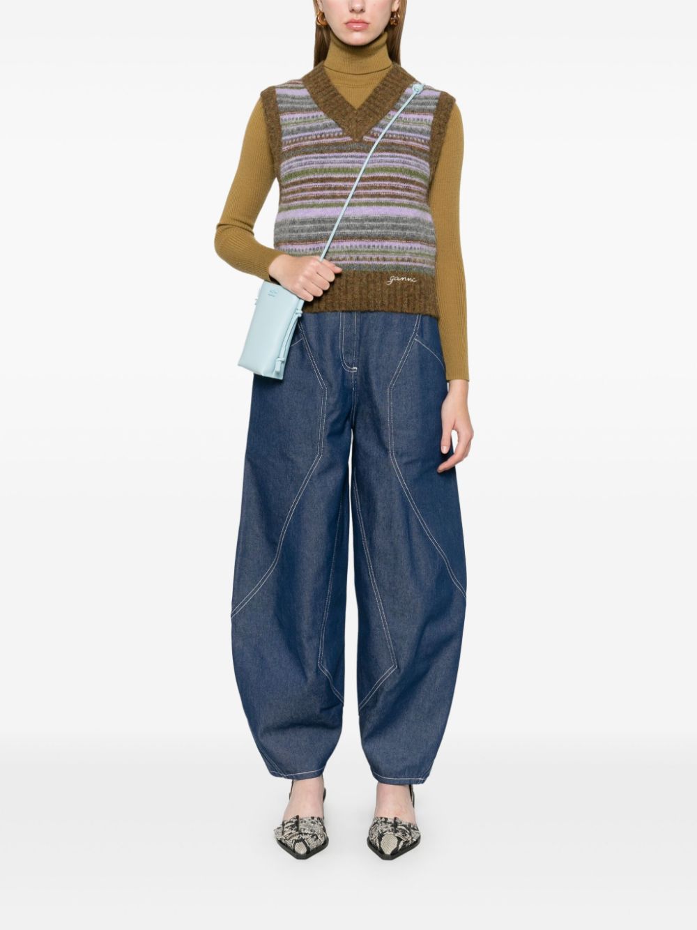 Ganni - GANNI Sweaters Green - Topwear
