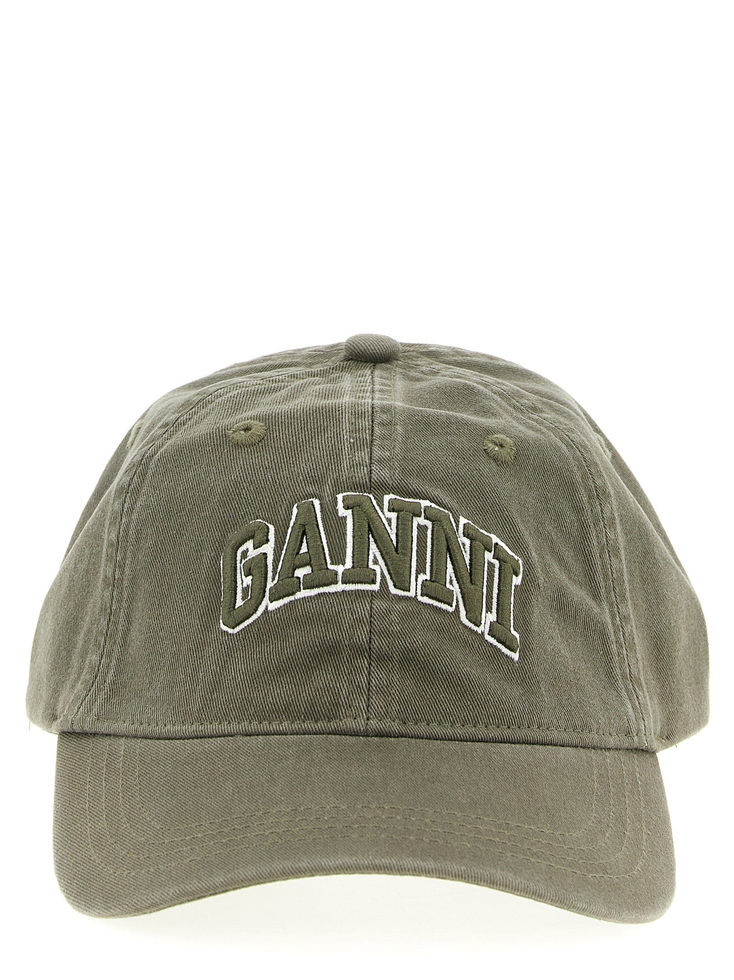 GANNI - GANNI - Embroidery cap - Women’s Accessories