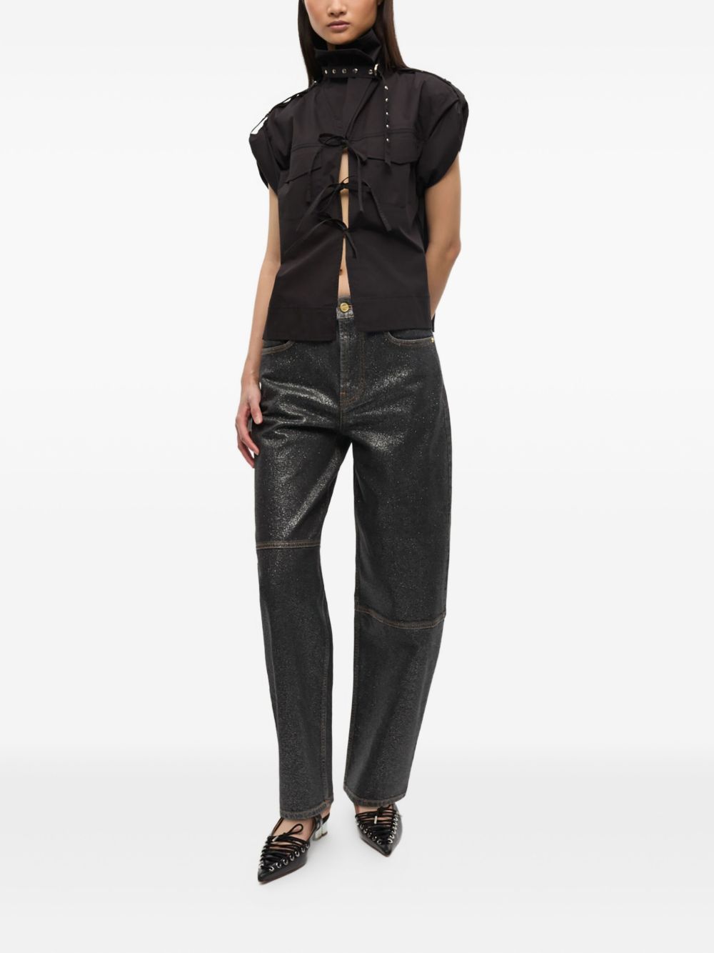 Ganni - GANNI Jeans Black - Jeans