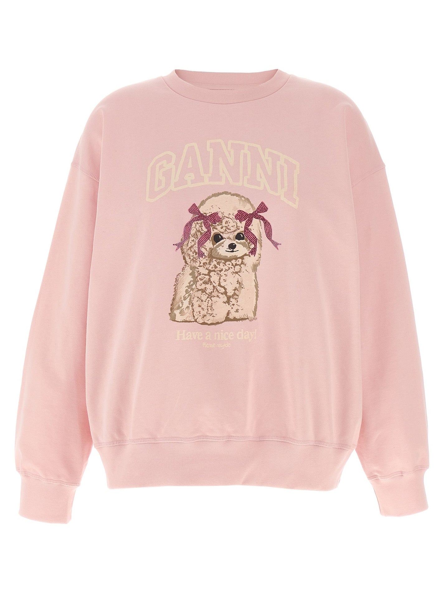 GANNI - GANNI - Front print sweatshirt - Women’s Sweatshirts