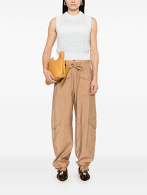 Ganni - Ganni Openwork cotton vest - Women’s Knitwear