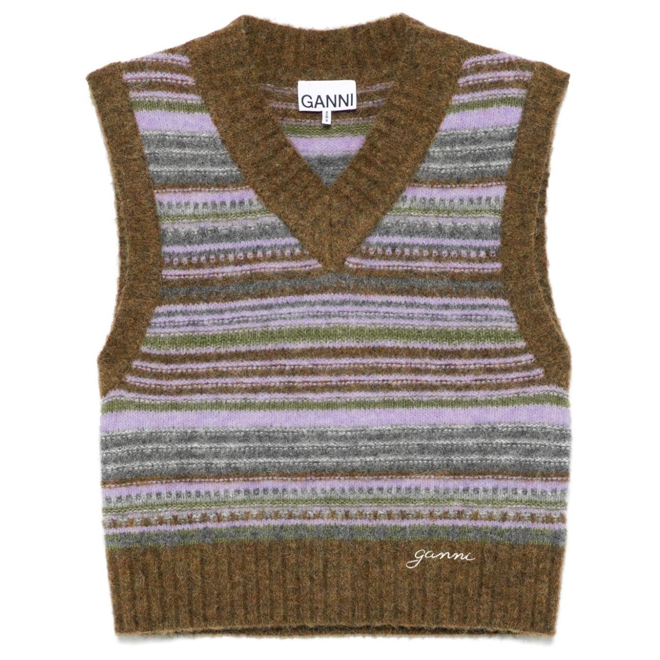 Ganni - GANNI Sweaters Green - Topwear