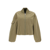 Ganni - Ganni short oversized bomber jacket - Jackets