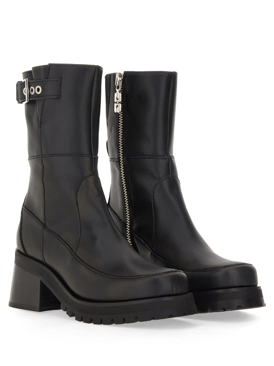 GANNI - Ganni Buckle Boot - Woman-&gt;FOOTWEAR-&gt;BOOTS
