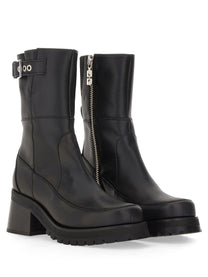 GANNI - Ganni Buckle Boot - Woman-&gt;FOOTWEAR-&gt;BOOTS