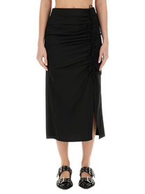 GANNI - Ganni Longuette Skirt - Women’s Clothing
