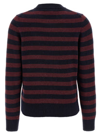 GANNI - GANNI - ’Graphic Wool Mix Poodle Stripe’ sweater - Women’s Knitwear