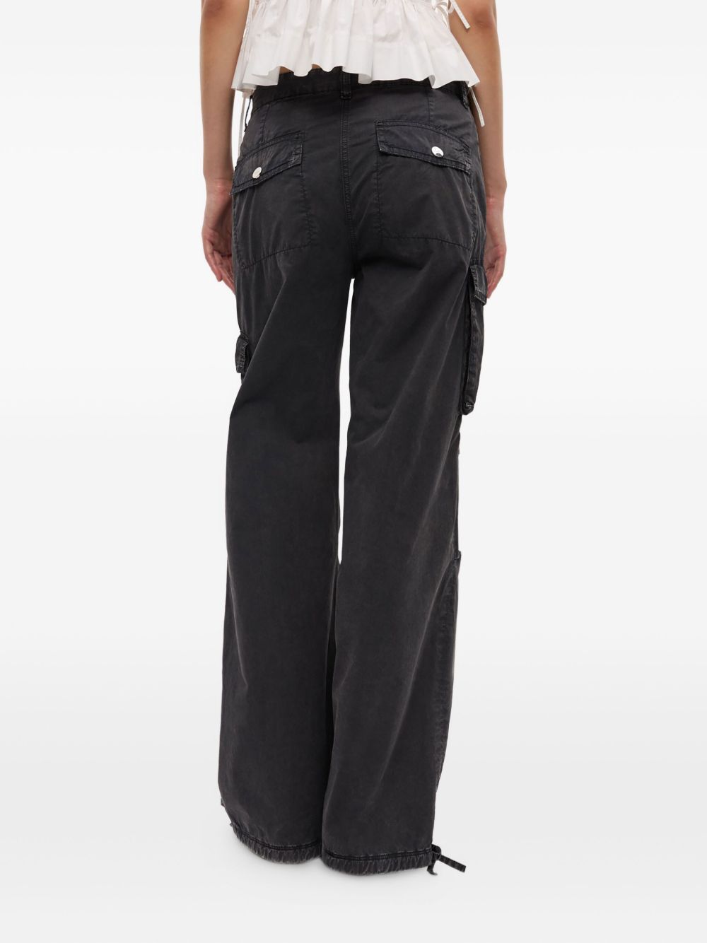 Ganni - GANNI Trousers Grey - Trousers